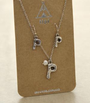INITIAL JEWELRY :: NECKLACES | RINGS :: Initial Necklace Set