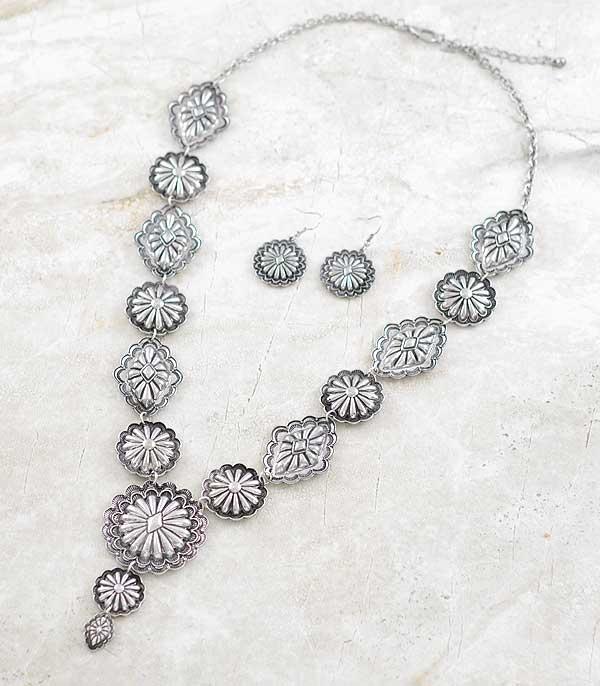 WHAT'S NEW :: Wholesale Western Silver Concho Necklace