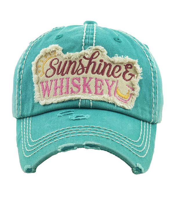 HATS I HAIR ACC :: BALLCAP :: Wholesale Sunshine Whiskey Vintage Ballcap