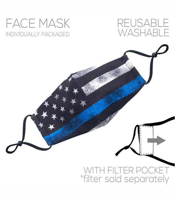 <font color=black>SALE ITEMS</font> :: MISCELLANEOUS :: Wholesale American Flag Filter Pocket Face Mask