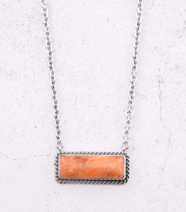 WHAT'S NEW :: Wholesale Natural Stone Bar Necklace