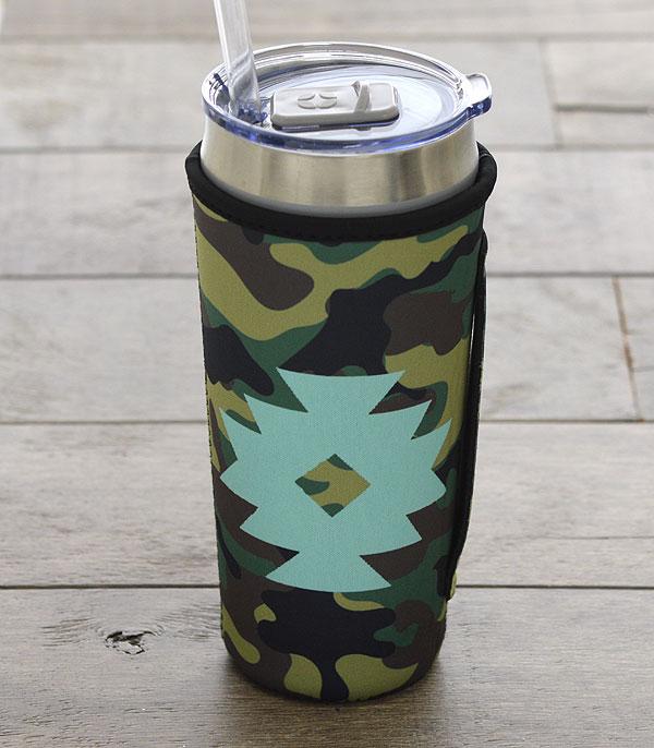 <font color=BLUE>WATCH BAND/ GIFT ITEMS</font> :: GIFT ITEMS :: Wholesale Tipi Camo Print Tumbler Sleeve