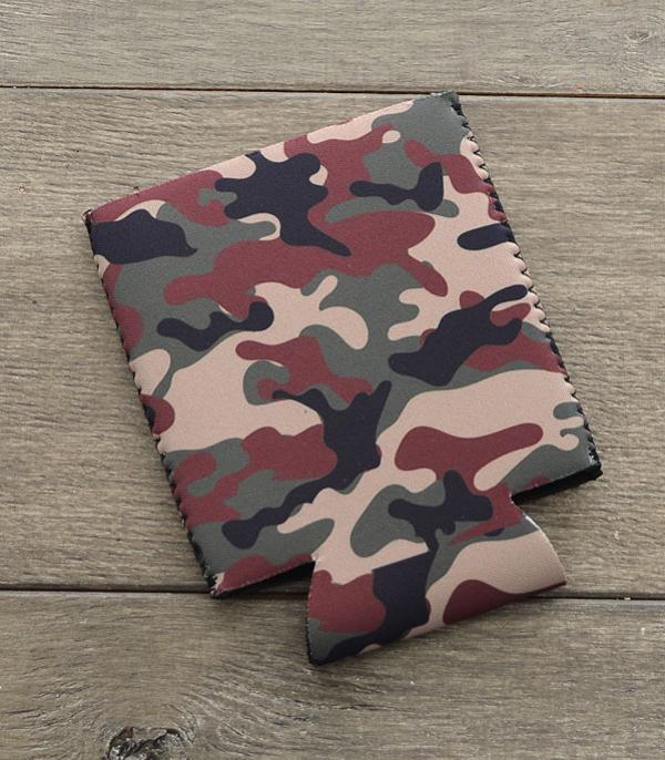 <font color=BLUE>WATCH BAND/ GIFT ITEMS</font> :: GIFT ITEMS :: Wholesale Tipi Camo Print Drink Sleeve