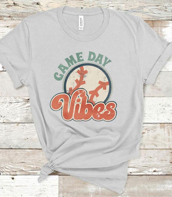 GRAPHIC TEES :: GRAPHIC TEES :: Wholesale Retro Game Day Vibes Graphic Tshirt