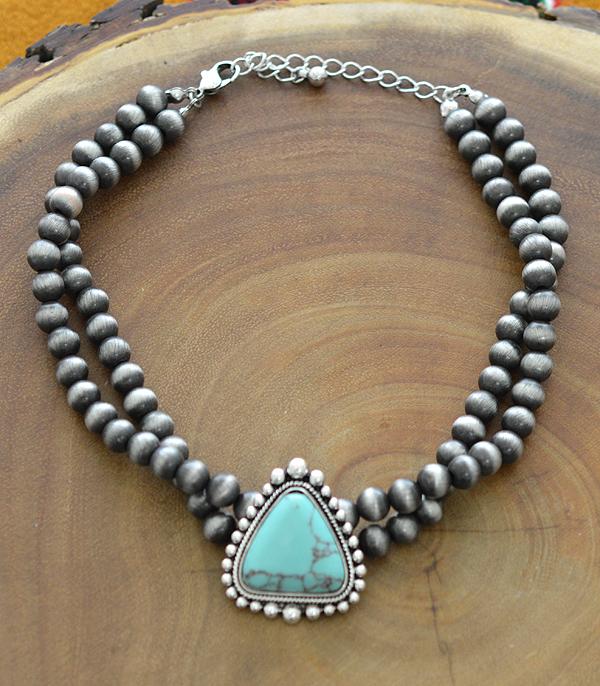 NECKLACES :: CHOKER | INSPIRATION :: Wholesale Western Turquoise Navajo