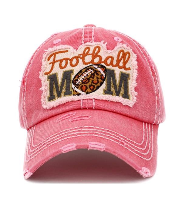 HATS I HAIR ACC :: BALLCAP :: Wholesale Kb Ethos Football Mom Vintage Ballcap