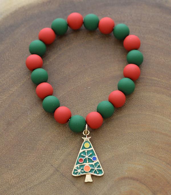 <font color=GREEN>HOLIDAYS</font> :: Wholesale Christmas Tree Charm Bracelet