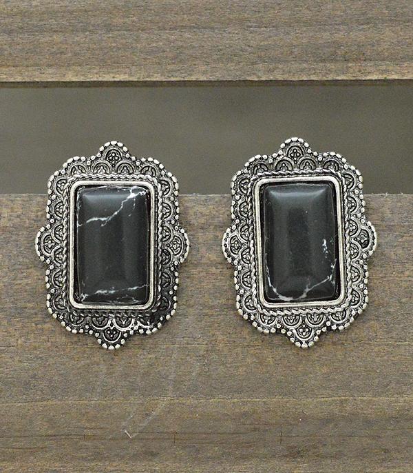 <font color=black>SALE ITEMS</font> :: JEWELRY :: Earrings :: Wholesale Western Semi Stone Post Earrings