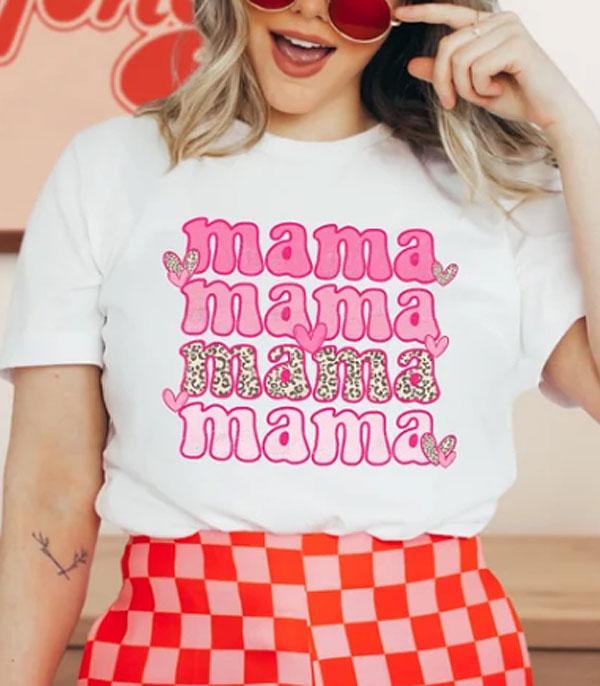 <font color=red>VALENTINE'S</font> :: Wholesale Mama Valentines Day Tshirt
