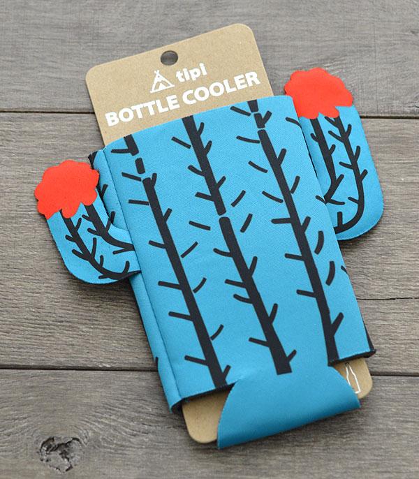 <font color=BLUE>WATCH BAND/ GIFT ITEMS</font> :: GIFT ITEMS :: Wholesale Tipi Western Print Cactus Bottle Cooler