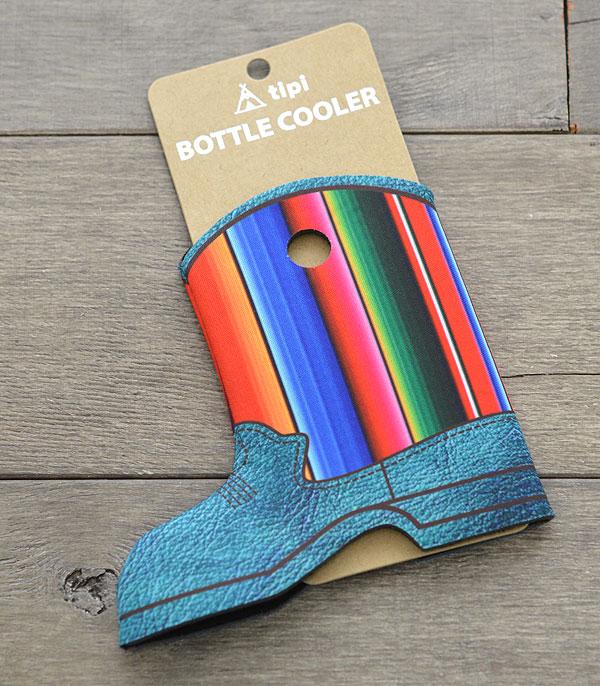 <font color=BLUE>WATCH BAND/ GIFT ITEMS</font> :: GIFT ITEMS :: Wholesale Tipi Western Print Boot Bottle Cooler