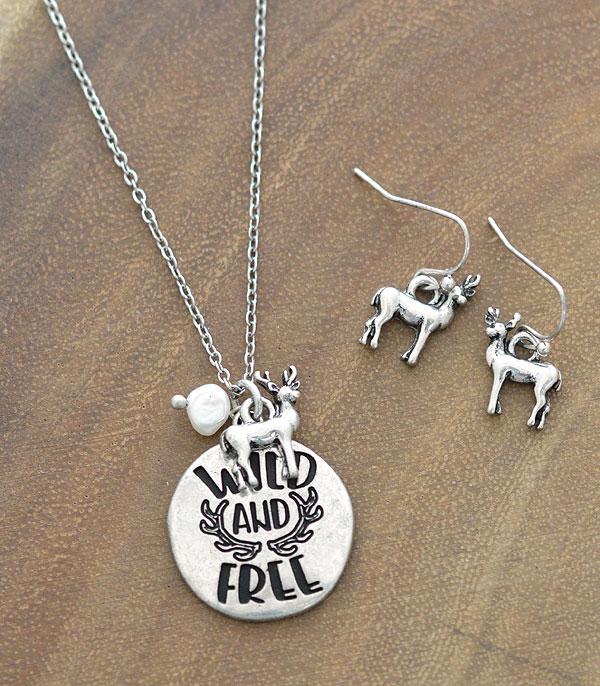 <font color=black>SALE ITEMS</font> :: JEWELRY :: Necklaces :: Wholesale Tipi Wild And Free Necklace Set