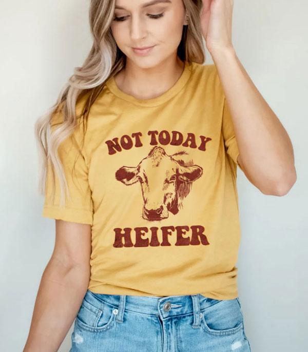 GRAPHIC TEES :: GRAPHIC TEES :: Wholesale Not Today Heifer Vintage Tshirt