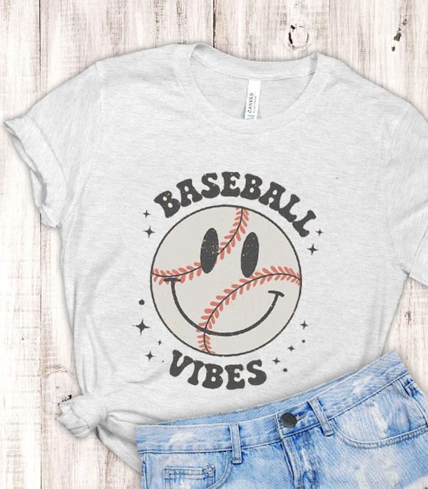 SPORTS THEME :: BASEBALL | SOFTBALL :: Wholesale Baseball Vibes Vintage Graphic Tshirt