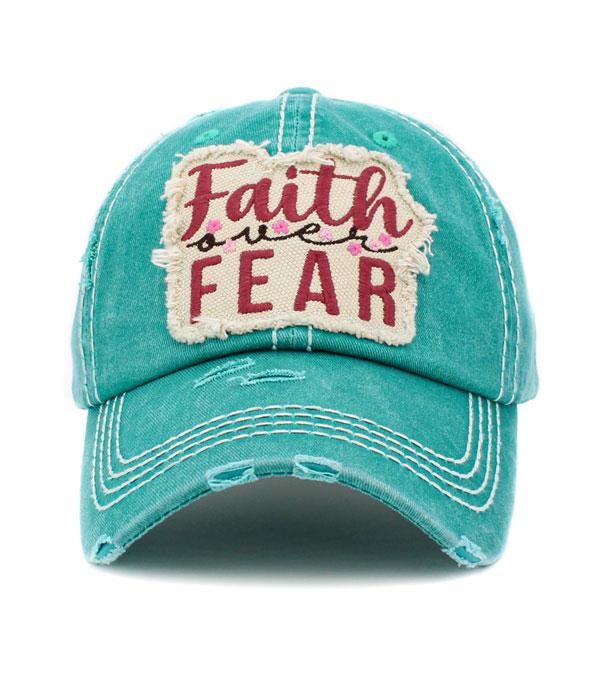 HATS I HAIR ACC :: BALLCAP :: Wholesale KB Ethos Faith Over Fear Ballcap
