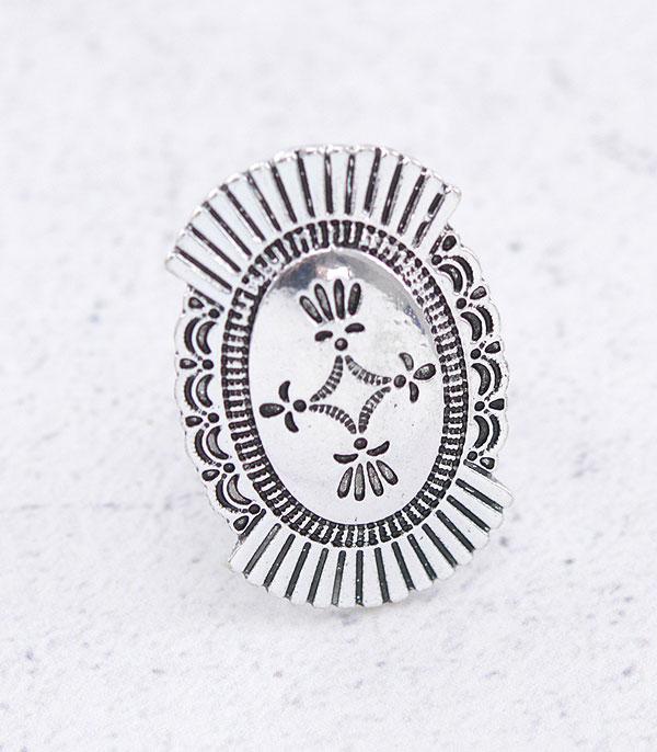 New Arrival :: Wholesale Tipi Western Concho Ring