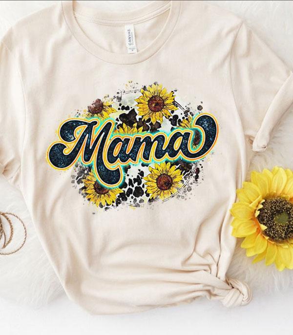 GRAPHIC TEES :: GRAPHIC TEES :: Wholesale Sunflower Mama Vintage Tshirt