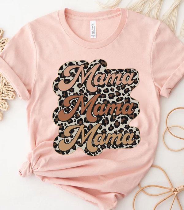 GRAPHIC TEES :: GRAPHIC TEES :: Wholesale Leopard Mama Vintage Tshirt