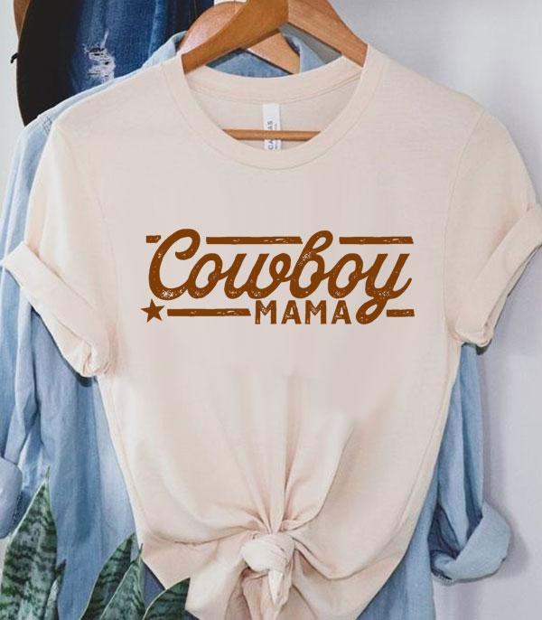 GRAPHIC TEES :: GRAPHIC TEES :: Wholesale Cowboy Mama Western Graphic Tshirt