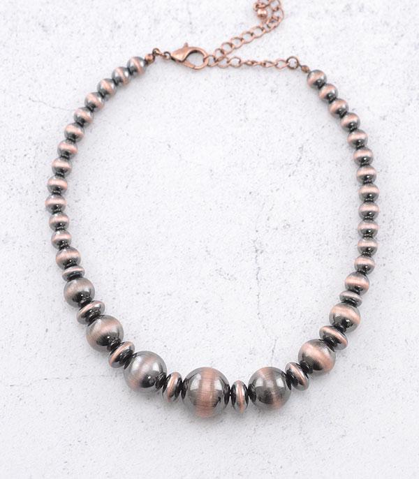 NECKLACES :: CHOKER | INSPIRATION :: Wholesale Western Navajo Pearl Bead Necklace