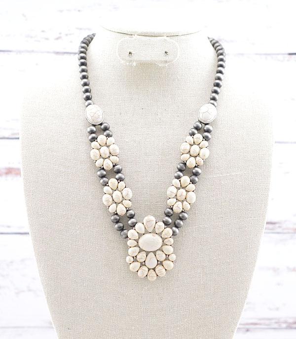 NECKLACES :: WESTERN TREND :: Wholesale Western Semi Stone Necklace