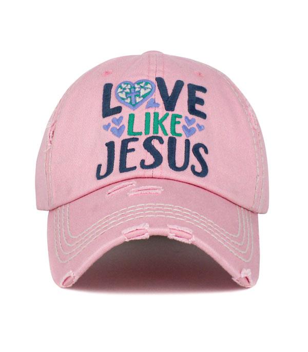 HATS I HAIR ACC :: BALLCAP :: Wholesale KB EThos Love Like Jesus Vintage Ballcap