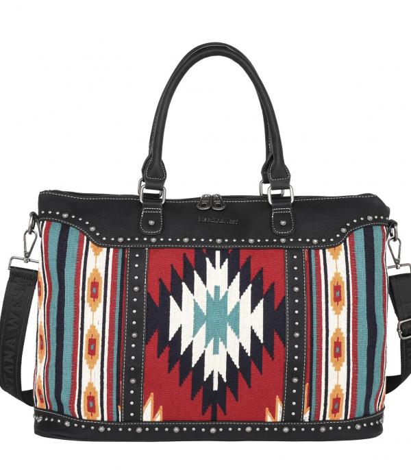 MONTANAWEST BAGS :: WESTERN PURSES :: Wholesale Montana West Aztec Weekender Bag