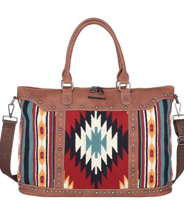 MONTANAWEST BAGS :: WESTERN PURSES :: Wholesale Montana West Aztec Weekender Bag