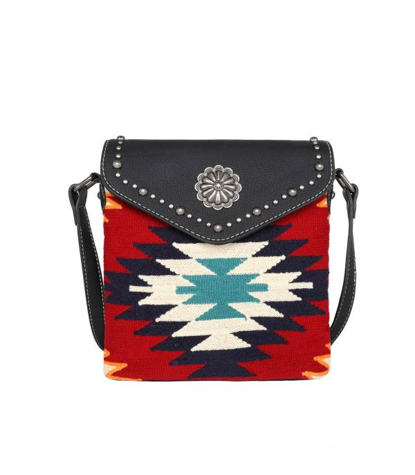 MONTANAWEST BAGS :: CROSSBODY BAGS :: Wholesale Montana West Aztec Crossbody Bag