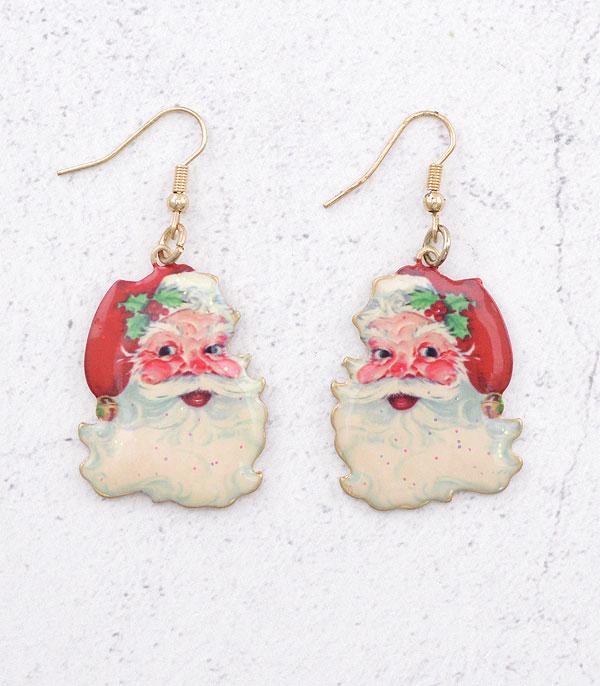 <font color=GREEN>HOLIDAYS</font> :: Wholesale Christmas Santa Earrings