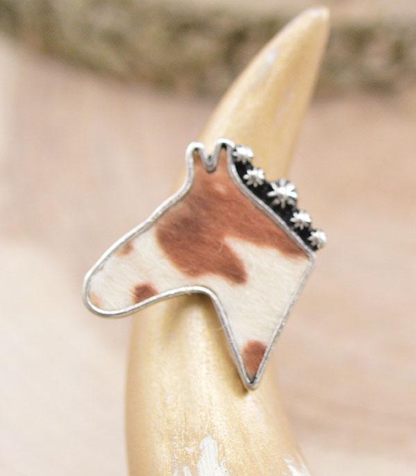 RINGS :: Wholesale Tipi Western Horse Cuff Ring