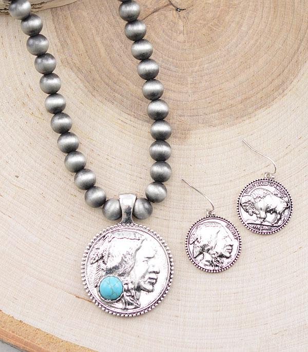 WHAT'S NEW :: Wholesale Western Coin Pendant Necklace Set