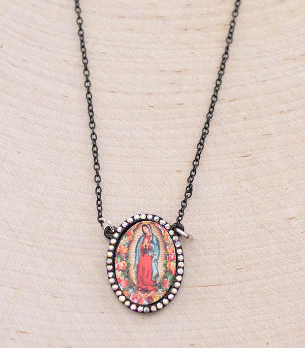 NECKLACES :: CHAIN WITH PENDANT :: Wholesale Lady Of Guadalupe Necklace