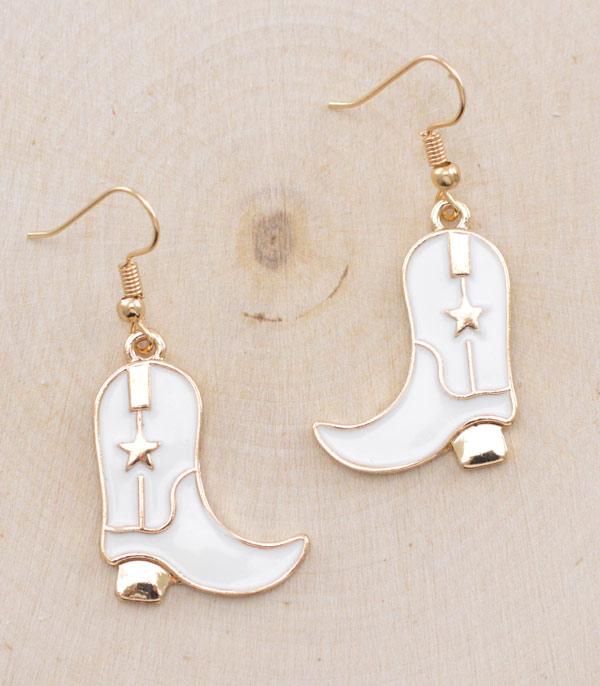 EARRINGS :: WESTERN HOOK EARRINGS :: Wholesale Cowgirl Boots Earrings