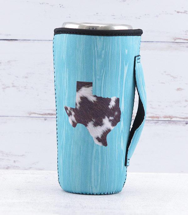 <font color=BLUE>WATCH BAND/ GIFT ITEMS</font> :: GIFT ITEMS :: Wholesale Tipi Texas Map Tumbler Sleeve