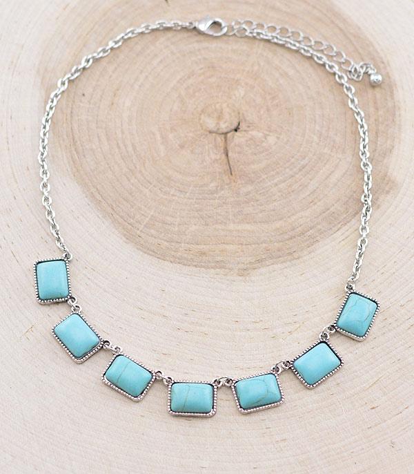 NECKLACES :: WESTERN TREND :: Wholesale Western Turquoise Charm Necklace