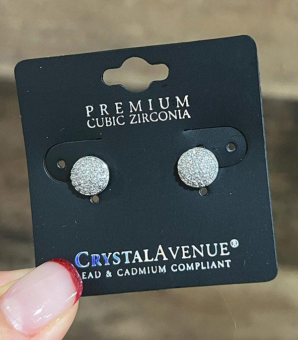 RHINESTONE I CUBIC ZIRCONIA :: Wholesale Crystal Avenue Cubic Zirconia Studs