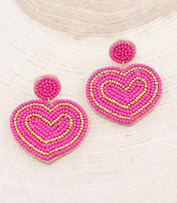 EARRINGS :: TRENDY EARRINGS :: Wholesale Valentines Heart Earrings
