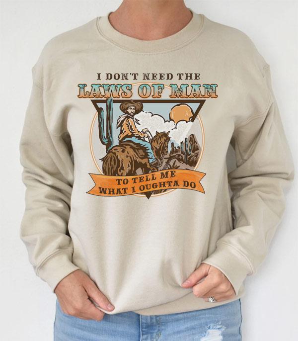 GRAPHIC TEES :: LONG SLEEVE :: Wholesale Western Country Vintage Sweatshirt