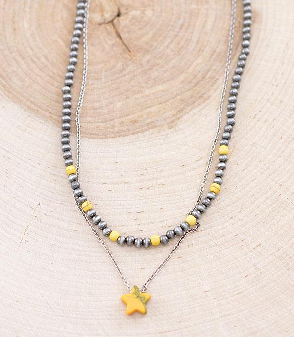 NECKLACES :: TRENDY :: Wholesale Turquoise Star Navajo Necklace