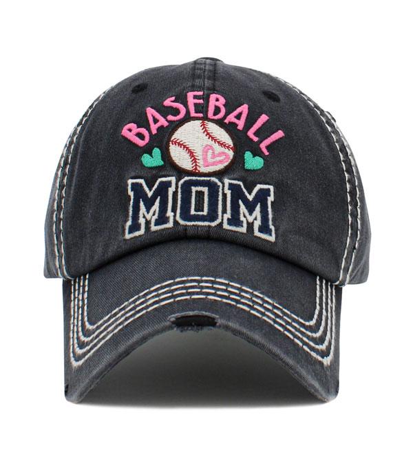 SPORTS THEME :: BASEBALL | SOFTBALL :: Wholesale Baseball Mom Vintage Ballcap