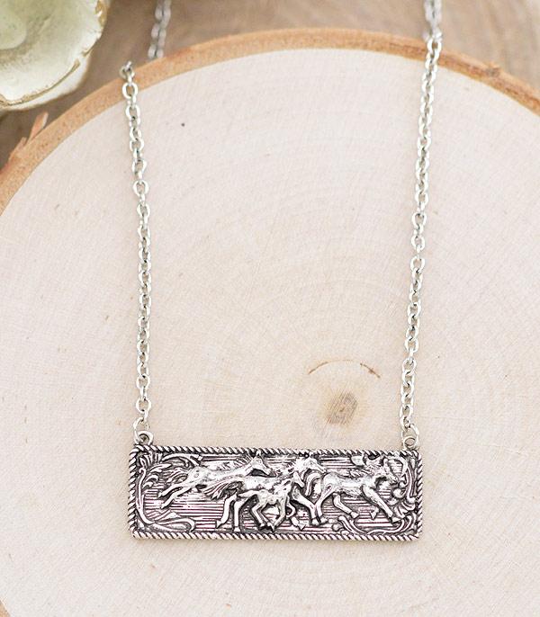 WHAT'S NEW :: Wholesale Western Running Horse Necklace