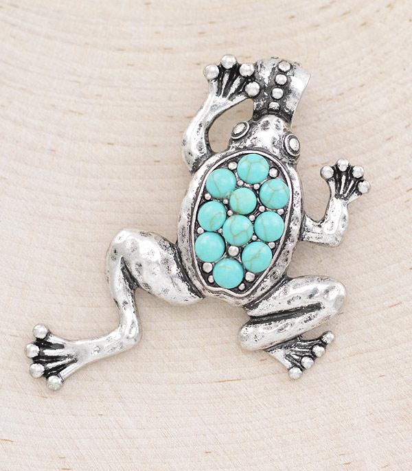 WHAT'S NEW :: Wholesale Western Turquoise Frog Pendant