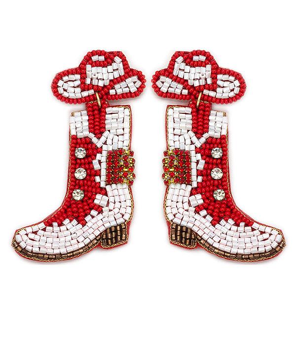 <font color=PURPLE>GAMEDAY</font> :: Wholesale Game Day Boots Earrings