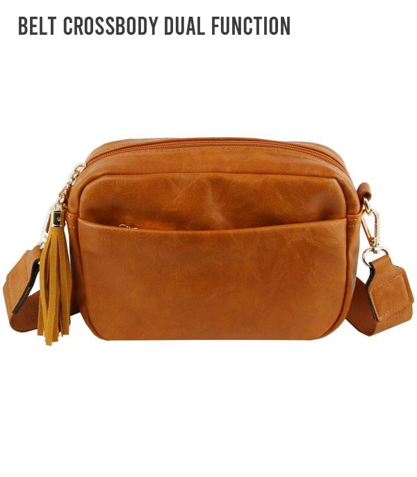 HANDBAGS :: CROSSBODY BAGS :: Wholesale Convertible Crossbody Belt Bag