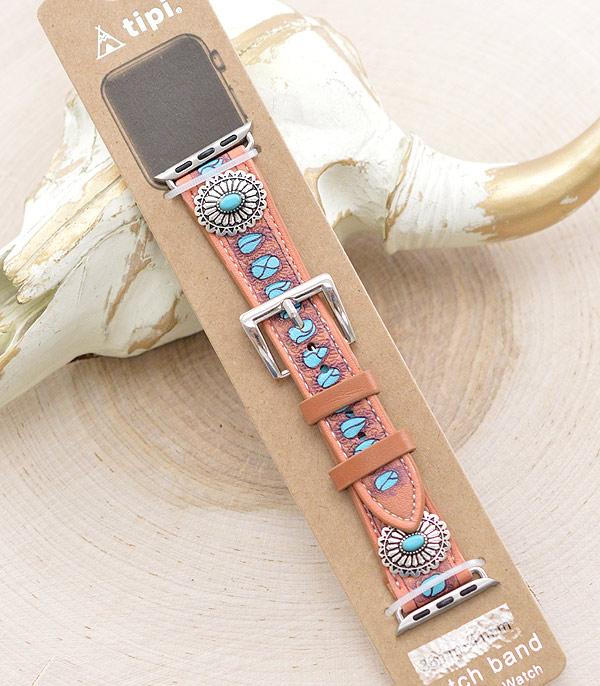 <font color=BLUE>WATCH BAND/ GIFT ITEMS</font> :: SMART WATCH BAND :: Wholesale Western Style Apple Watch Band