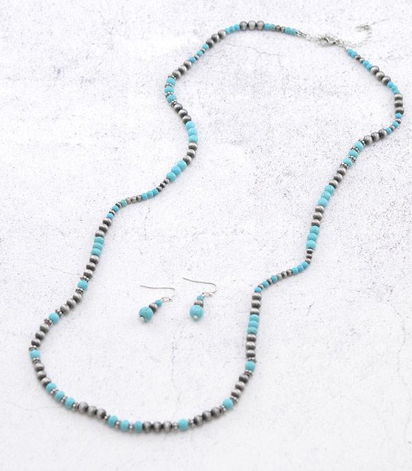 New Arrival :: Wholesale Western Navajo Pearl Bead Necklace