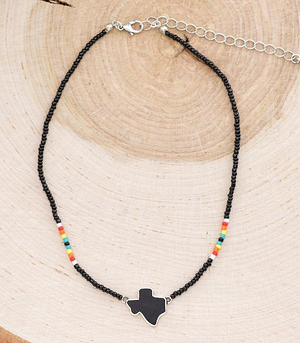NECKLACES :: CHOKER | INSPIRATION :: Wholesale Navajo Seed Bead Texas Necklace