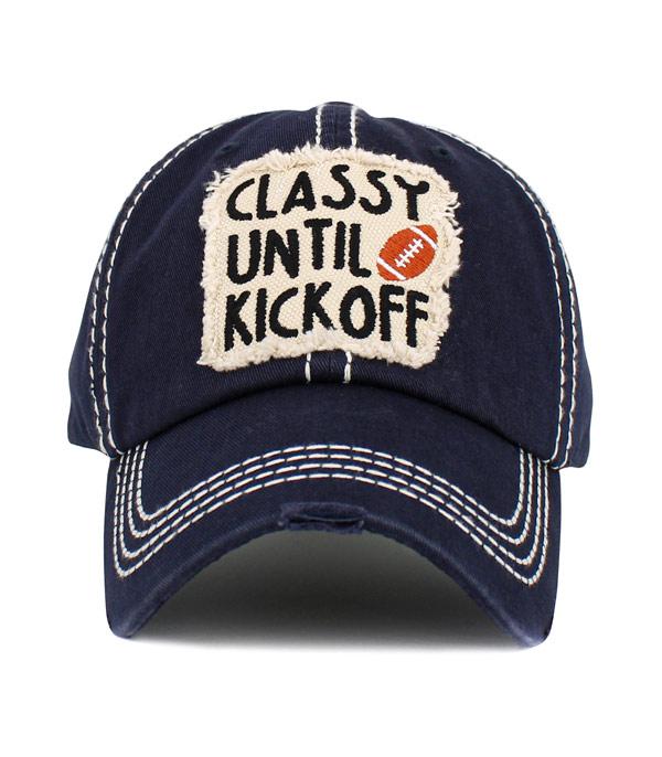 HATS I HAIR ACC :: BALLCAP :: Wholesale Crazy Until Kickoff Vintage Ballcap