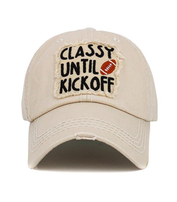 HATS I HAIR ACC :: BALLCAP :: Wholesale Crazy Until Kickoff Vintage Ballcap